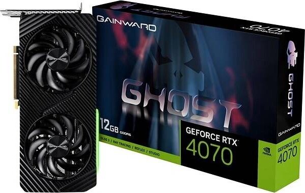 Porovnani Asus GT710 4H SL 2GD5 90YV0E60 M0NA00 vs. Gainward GeForce RTX 4070 Ghost 12GB GDDR6 471056224 4724