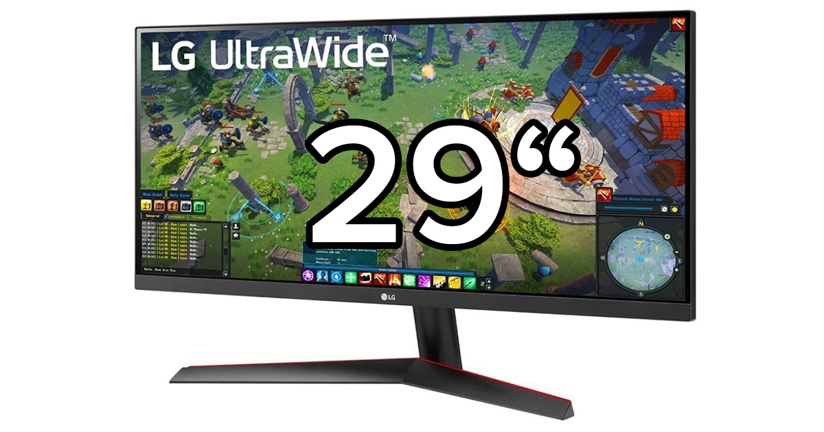 Nejlepší monitory 29 palců (74 cm)