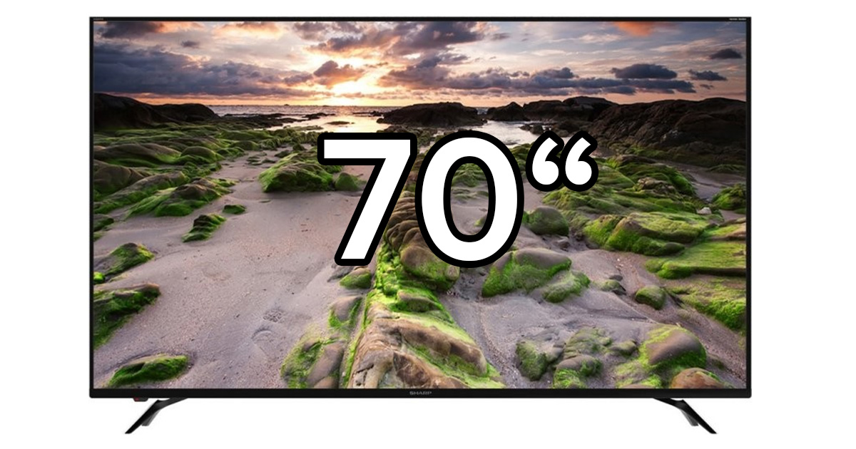 Nejlepší televize 70 palců (178 cm)