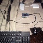 Luděk Šťastný a jeho sestava s Raspberry Pi Model B+