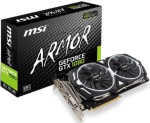 MSI GeForce GTX 1080 ARMOR 8G OC