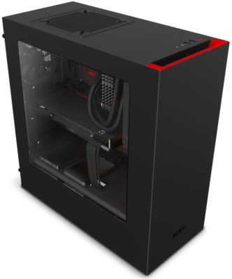 NZXT S340 černá/červená