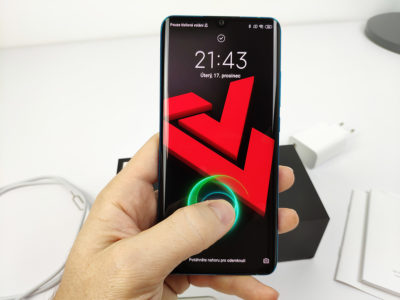 Xiaomi Mi Note 10 - čtečka otisků v displeji