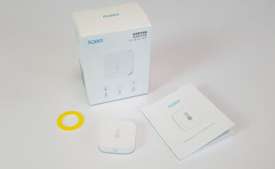 Obsah balení - Aqara Temperature and Humidity Sensor