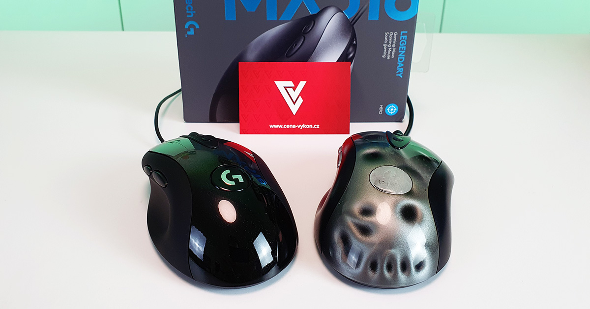 Porovnání Logitech G MX518 (2019) vs. Logitech MX518 (2005)