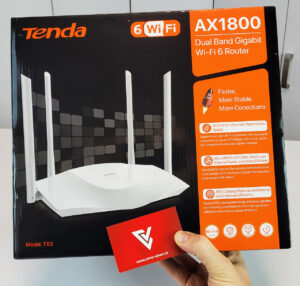 Levný Wi-Fi 6 router Tenda TX3