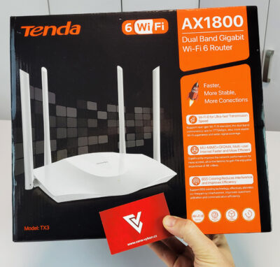 Wi-Fi 6 router Tenda TX3