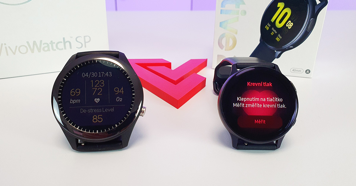 Hodinky na měření krevního tlaku (a EKG) - porovnání Asus vs. Samsung