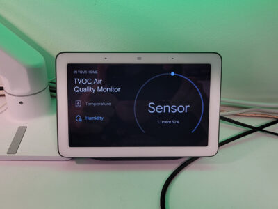 Aqara TVOC Air Quality Monitor přístupný přes Google Assistant