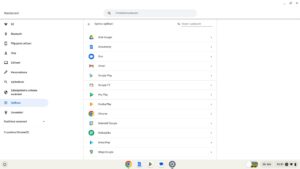 Screenshoty Chrome OS