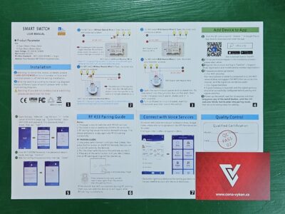 Uživatelská příručka ke SmartWise vypínačům