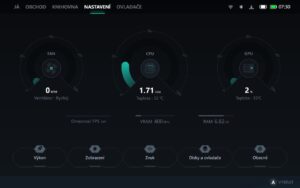 Lenovo Legion Go snímky ze systému Legion Space aplikace